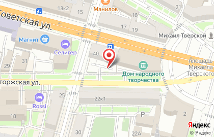 Носок на Советской улице на карте