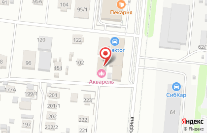 Сауна Акварель на площади Карла Маркса на карте
