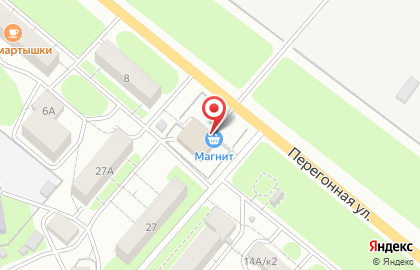 Супермаркет Магнит в Оренбурге на карте
