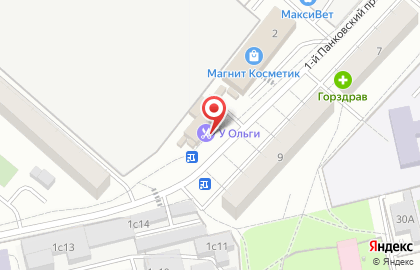 Ветеринарная аптека Дикси в 1-ом Панковском проезде в Люберцах на карте