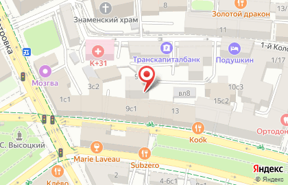 Фирма Easy Address в Петровском переулке на карте