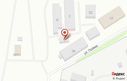 Рейл Континент на улице Пойма на карте