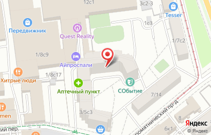 ООО "ТПК" в 4-м Сыромятническом переулке на карте