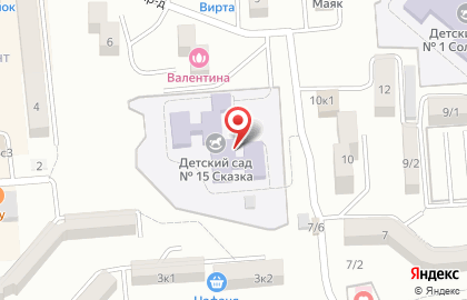 Детский сад Сказка №15 на карте