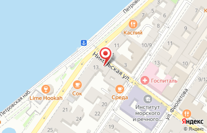 Фотостудия в Астрахани на карте
