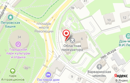 Прокуратура Псковской области в Пскове на карте