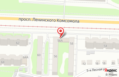 Магазин кондитерских изделий на проспекте Ленинского Комсомола на карте
