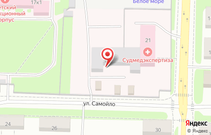 Архангельская областная клиническая больница Автохозяйство медицинского и санитарного транспорта на карте