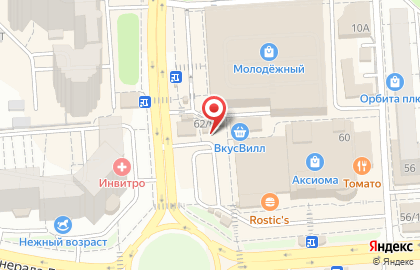 Магазин кондитерских изделий Славянка на улице Генерала Лизюкова на карте