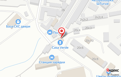 Бюро переводчик в Полевом переулке на карте