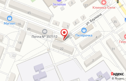 Цветочный магазин в Ставрополе на карте