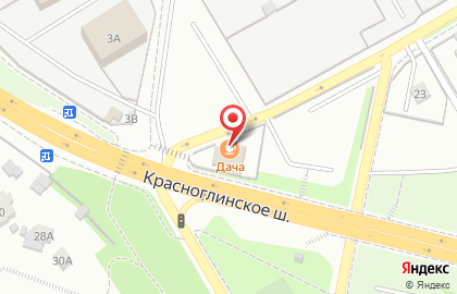 Кафе Дача в Красноглинском районе на карте