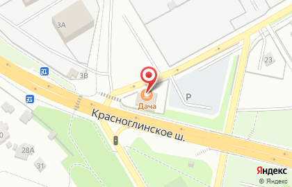 Кафе Дача в Красноглинском районе на карте
