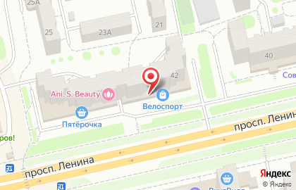 Магазин детской одежды и обуви Сказка на проспекте Ленина на карте