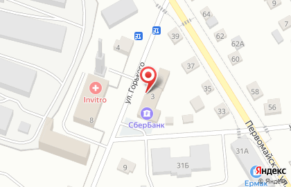 Страховая компания СберСтрахование на улице Горького на карте