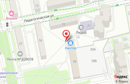 Магазин товаров для активного отдыха Хантер в Кировском районе на карте