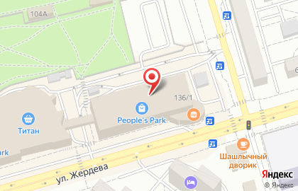 Федеральная сеть супермаркетов Крем в Октябрьском районе на карте