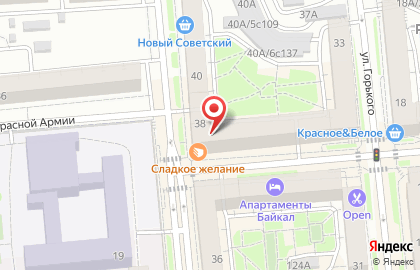 Квартирное бюро Апартаменты Эдем в Железнодорожном районе на карте