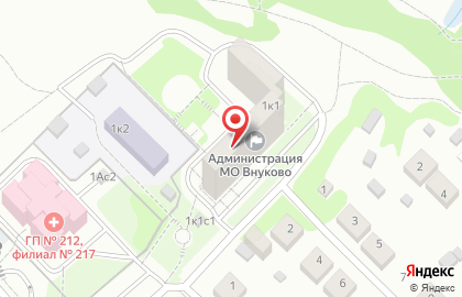 Аппарат Совета депутатов муниципального округа Внуково на карте