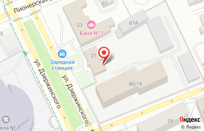Оптима на улице Дзержинского на карте