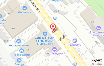 Адвокатские кабинеты Савельевой А.С. и Левина Д.В. на Новоясеневском проспекте на карте