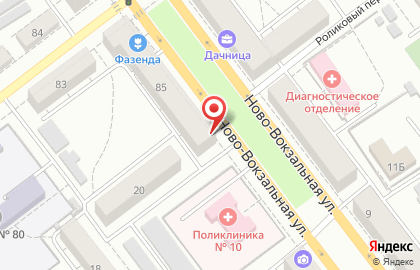 Салон красоты Аленка на Ново-Вокзальной улице на карте
