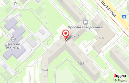 Отдел Военного комиссариата Дзержинского и Ленинского районов г. Ярославль Ярославской области на карте