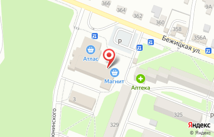 Аптека Апрель в Брянске на карте