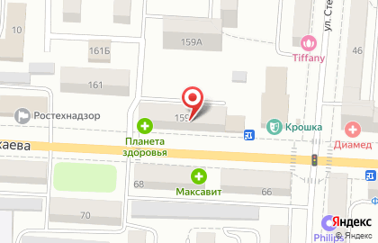 Парикмахерская Локон на улице Полежаева на карте