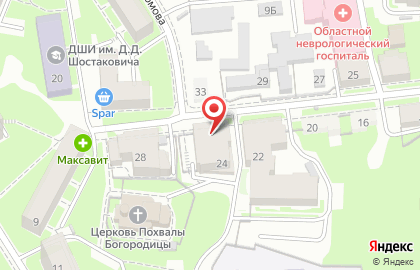 Представительство в г. Нижнем Новгороде НФК на карте