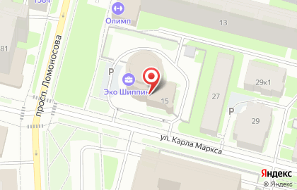 Банкомат Балтийский Банк на улице Карла Маркса на карте