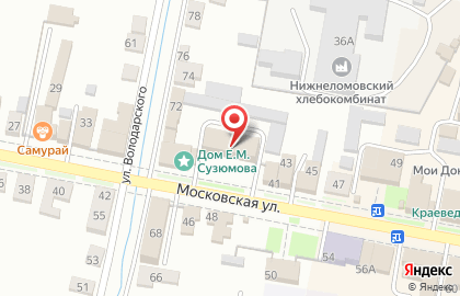 Участковый пункт полиции на Московской улице на карте