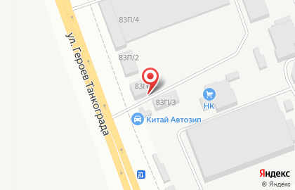 Магазин матрасов Соната на улице Героев Танкограда на карте