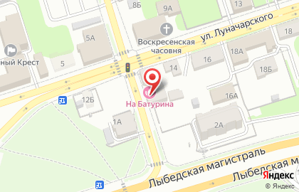 Банный комплекс на Батурина на карте