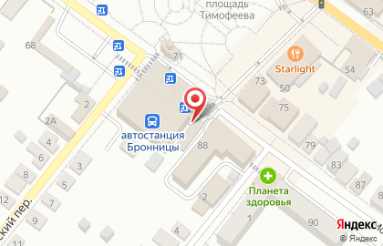 Продовольственный магазин Партнер на карте