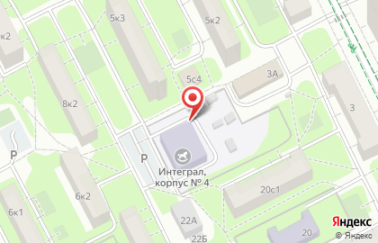 Школа с дошкольным отделением Интеграл на метро Филёвский парк на карте