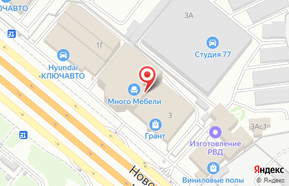Магазин кухонь Биограф на Новорязанском шоссе на карте