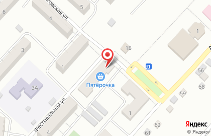 Продуктовый магазин Продпромтовары на Фестивальной улице на карте