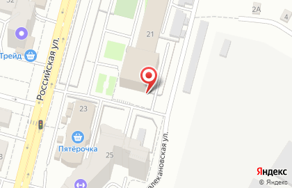 Всероссийское Добровольное Пожарное Общество на Российской улице на карте