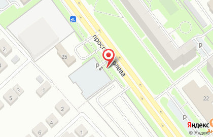 Автостоянка в Ульяновске на карте