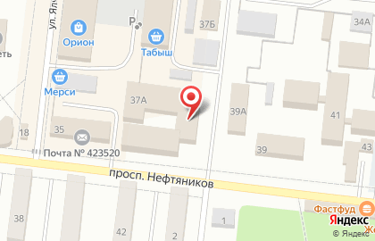 Акционерный коммерческий банк АК Барс на проспекте Нефтяников на карте