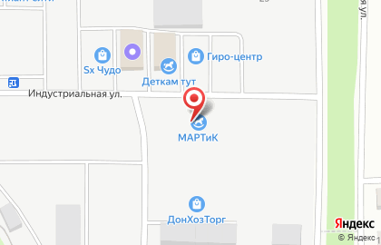 Магазин Краски & Кисти на Индустриальной улице на карте