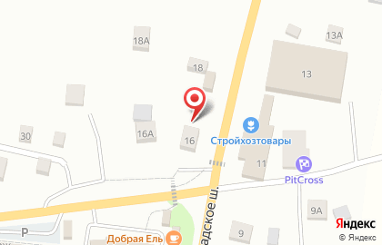 Магазин куры-гриль на Ленинградском шоссе (Всеволожский район), 16в на карте