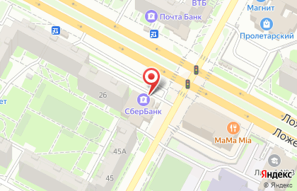 СберБанк России на Пролетарской улице на карте