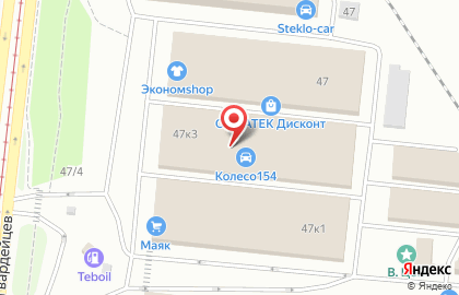 Сеть дверных салонов ИнтерДвери на площади Сибиряков-Гвардейцев на карте