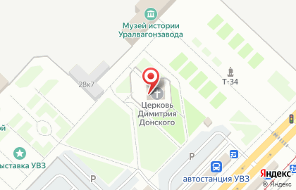 Храм-памятник во имя Святого Благоверного князя Димитрия Донского на карте