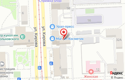 Туристическая фирма Русь-Тревел в Калининском районе на карте