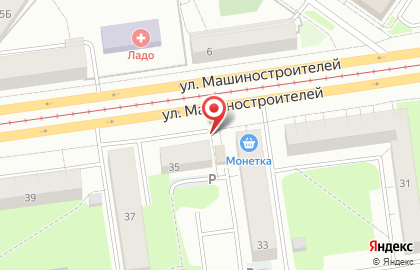 Магазин продуктов на ​Машиностроителей, 35/1 на карте