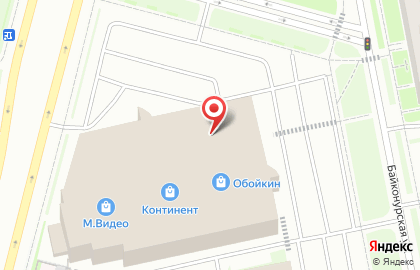 Каток на Байконурской на карте