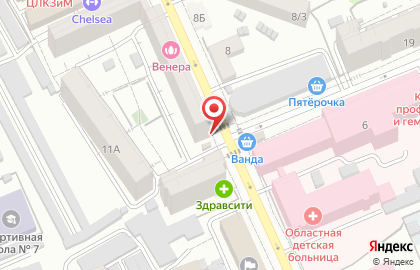 Салон-парикмахерская Мишель в Октябрьском районе на карте